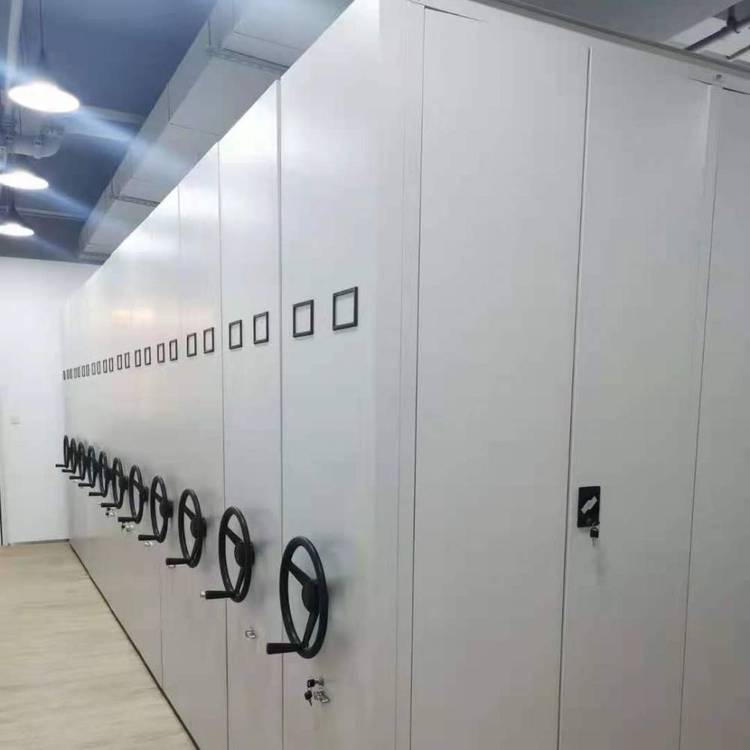 檔案室密集架手搖移動文件柜密集柜財務(wù)憑證柜定做