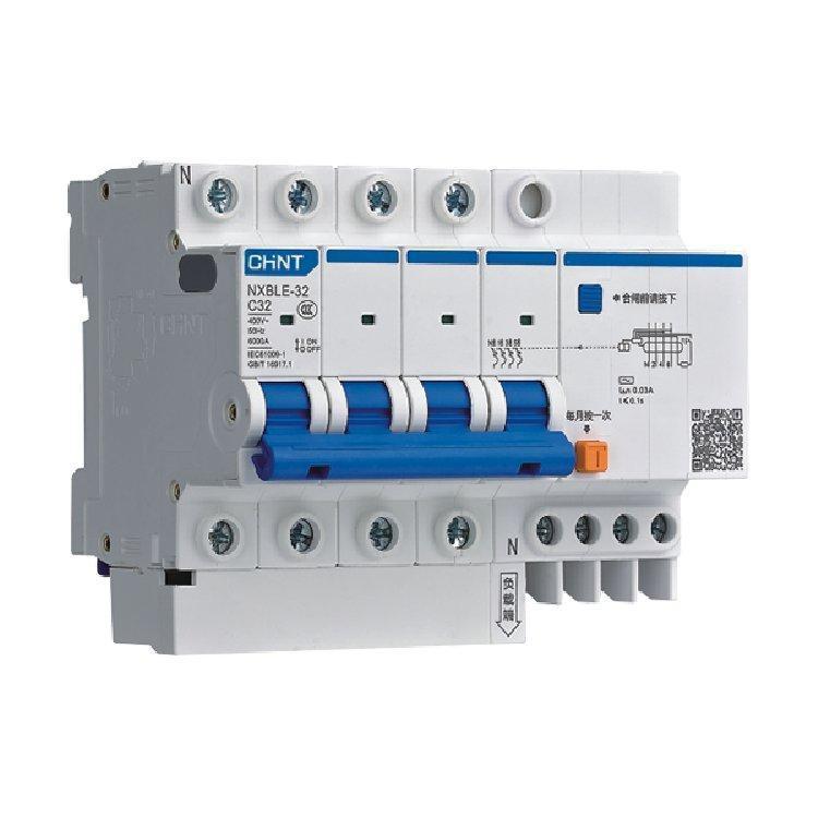 正泰斷路器NXBLE-324PC1630mA6kA小型漏電保護(hù)器