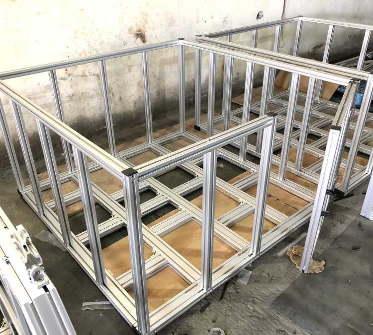 4080歐標(biāo)工業(yè)鋁型材流水線鋁材擠壓切割設(shè)備框架鋁合金型材