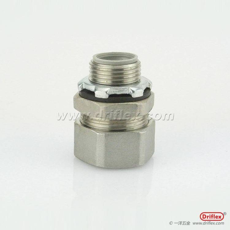 Driflex供應(yīng)不銹鋼直接頭M,G,NPT螺紋食品機械穿線用