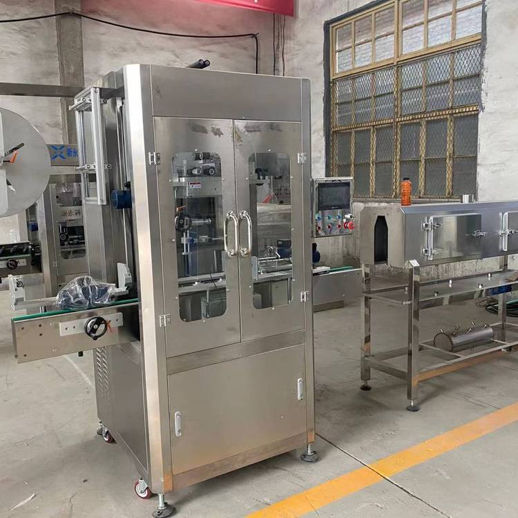 可樂(lè)套標(biāo)機(jī)奶茶杯蒸汽收縮機(jī)飲料瓶套標(biāo)生產(chǎn)線(xiàn)