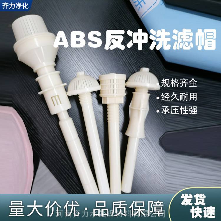 錦州多規(guī)格塑料水帽反沖洗過濾器濾池濾帽長(zhǎng)中短柄ABS排水帽