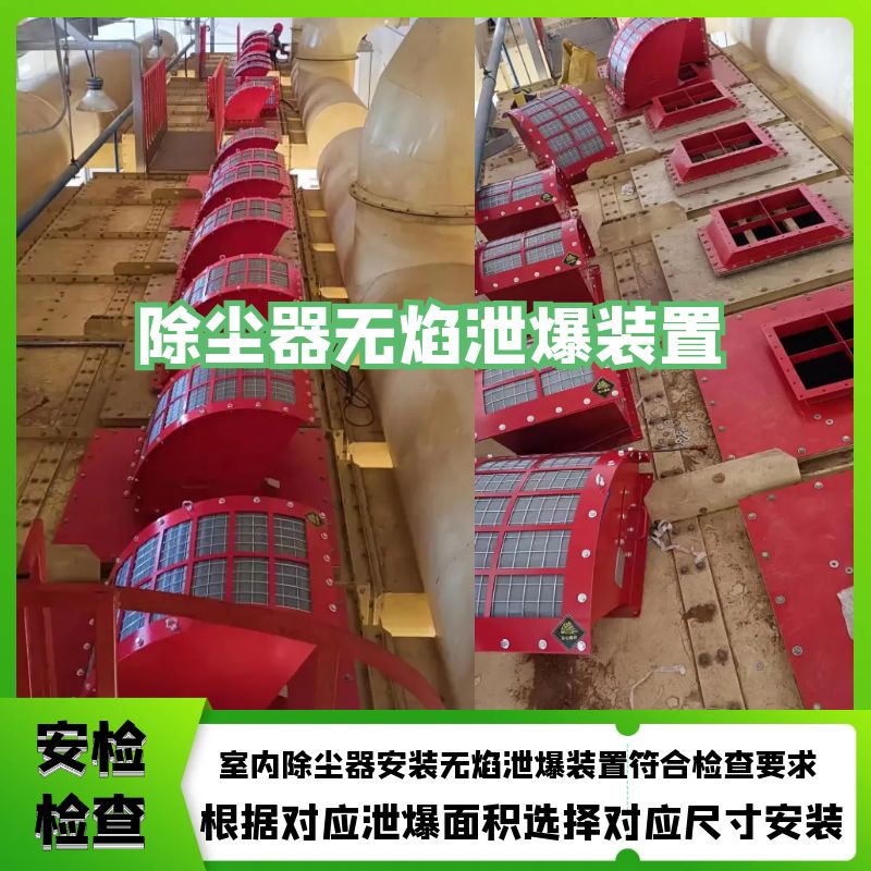 斗式提升機安裝無焰泄爆裝置室內(nèi)除塵器無火焰泄爆設(shè)備