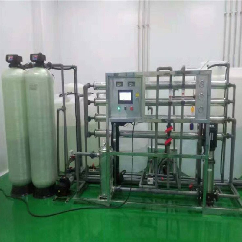 RO去離子水設(shè)備電子日化廠用純水雙級(jí)反滲透設(shè)備輝月純水機(jī)1噸3噸
