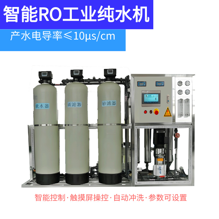 工業(yè)去離子水處理設(shè)備除重金屬離子凈水機(jī)輝月環(huán)保不銹鋼純水設(shè)備