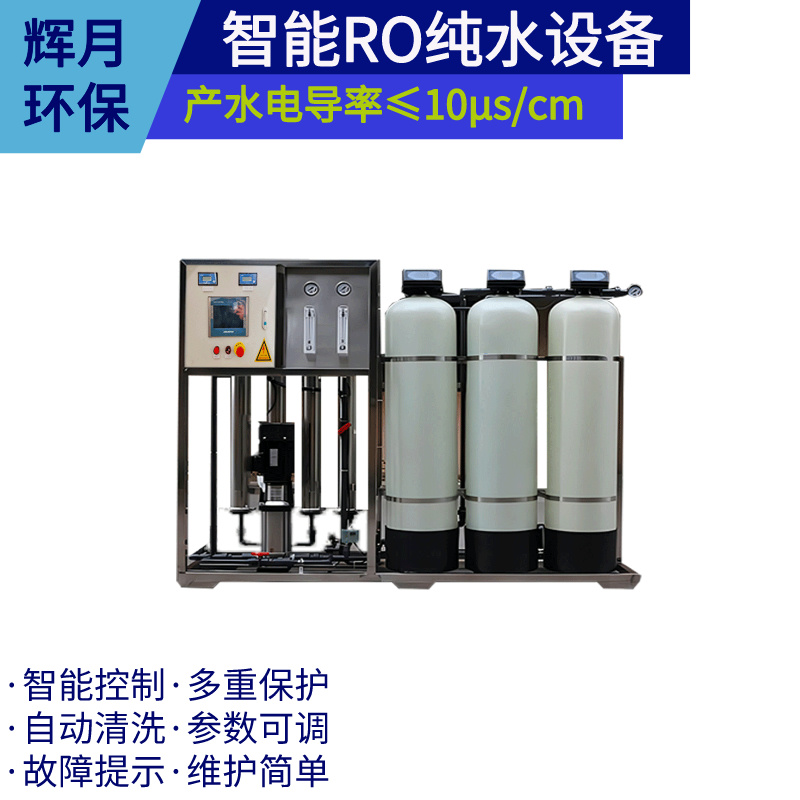 水注極超純水設(shè)備生物化纖去離子水處理18兆歐高純水機(jī)廠家輝月