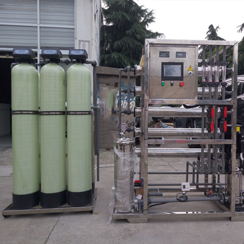 1噸單級反滲透設(shè)備電器線路板清洗水輝月去離子水處理純水機(jī)