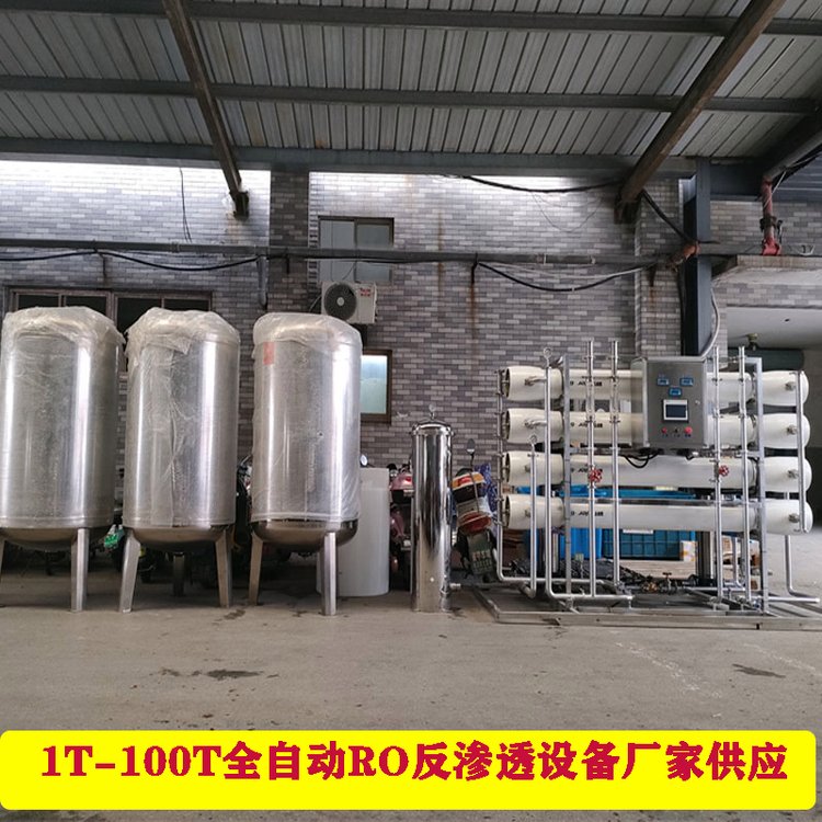 工業(yè)小型反滲透設(shè)備食品級純凈水過濾輝月純化水處理
