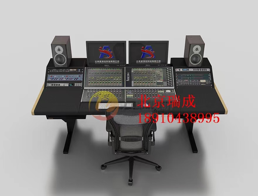 定制錄音棚工作臺編曲桌工作室音樂制作音頻控制臺家用錄音調音臺