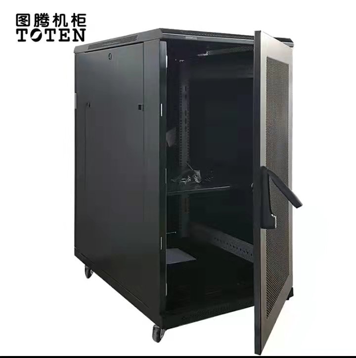 圖騰（TOTEN）G36618網絡機柜18U加厚網孔門服務器機柜