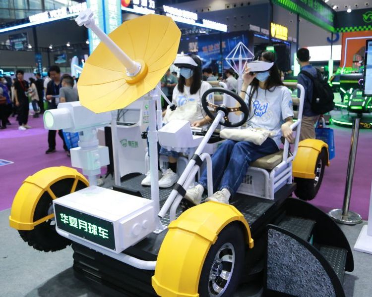 幻影星空VR月球車科普設備體驗虛擬仿真外太空航天航空登月計劃