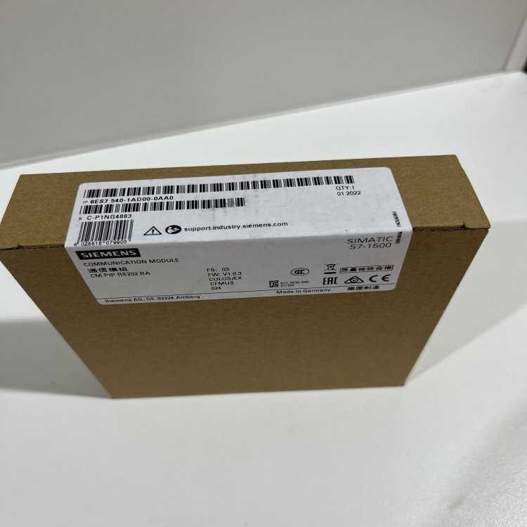 6ES75401AD000AA0西門子S7-1500，CMPTPRS-232BA通訊模塊代理商