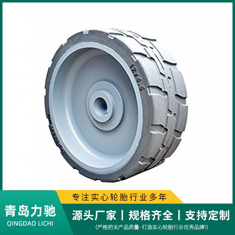 三一登高空車實心輪胎8米10米12米剪刀車輪胎15x5\/381x127