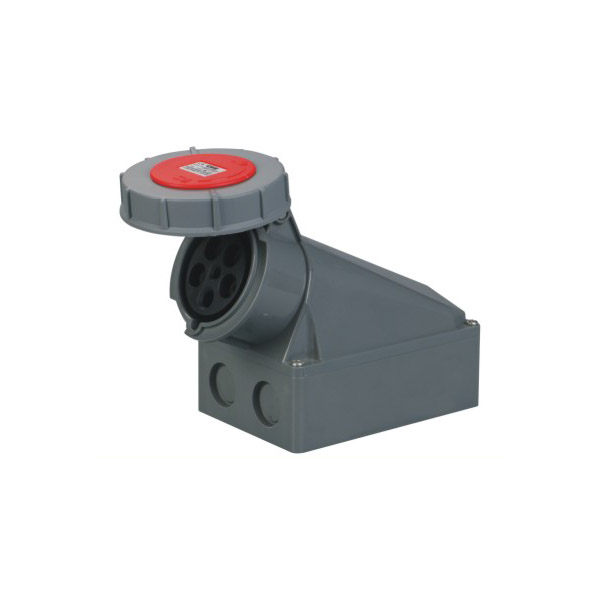 銘品電器63A工業(yè)插座IP67防護(hù)等級(jí)，防水防塵防腐防濺