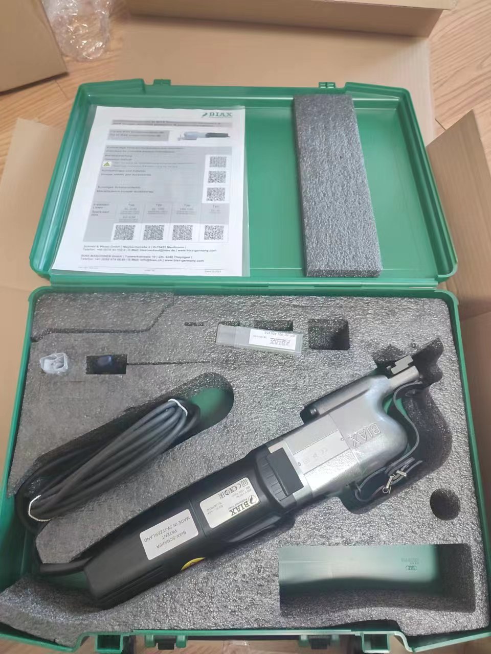 瑞士BIAX電動刮刀BL40電動鏟花刀--應(yīng)用機(jī)床