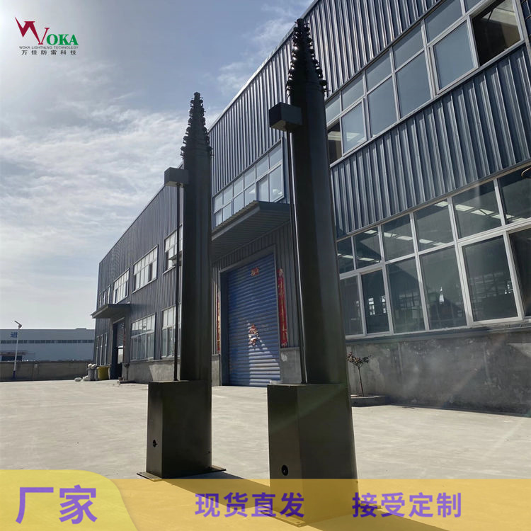 15米手動電動一體升降桿塔，4米承重式升降監(jiān)控桿，可傾斜升降桿