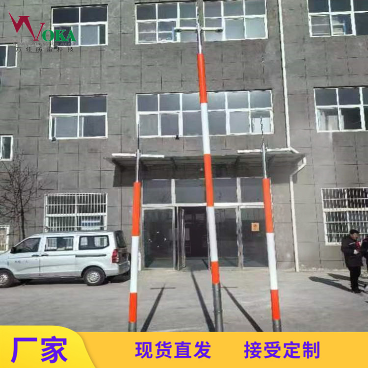 航空易折易碎風桿塔，5米助航燈光易碎桿，6米氣象桿風向標桿