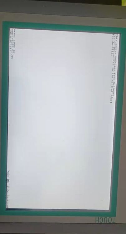 西門子人機(jī)界面KP700;6AV2124-1GC01-0AX0不能啟動無法通訊維修