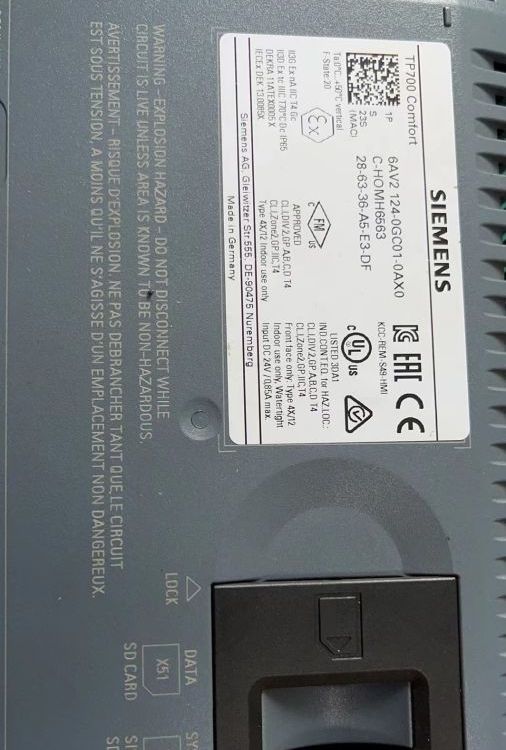 歐洲進口觸摸屏6AV2124-0QC02-0AX1西門子人機界面現(xiàn)貨