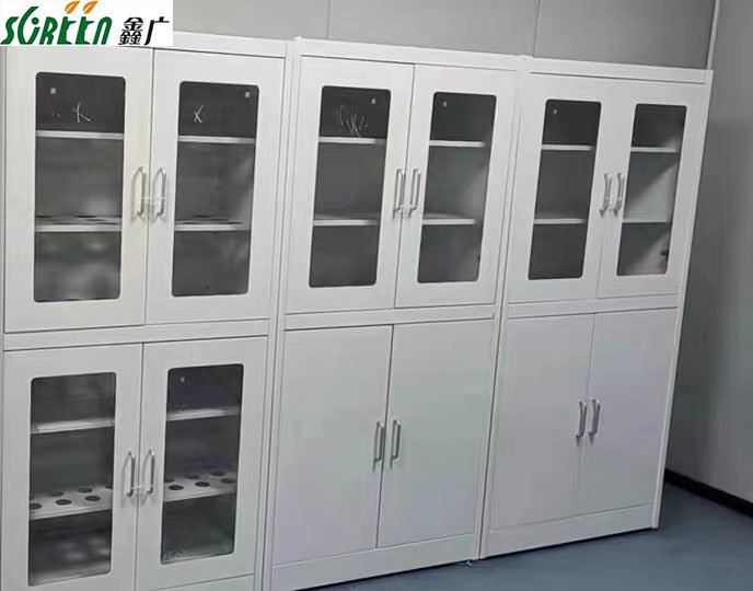 實驗室全鋼試劑柜耐酸堿器皿柜實驗臺供應