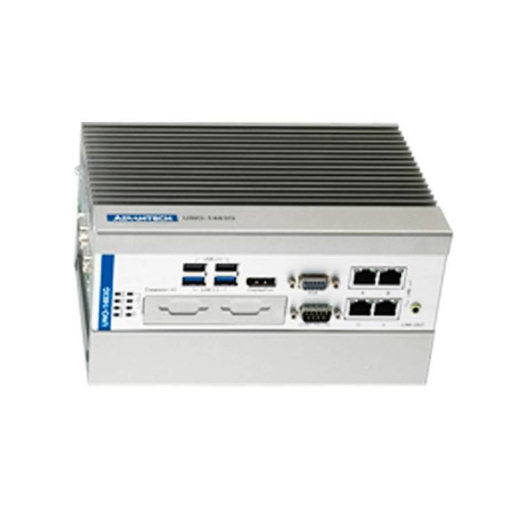 研華UNO-1483G緊湊型無風扇導軌安裝工業(yè)控制器4千兆網口