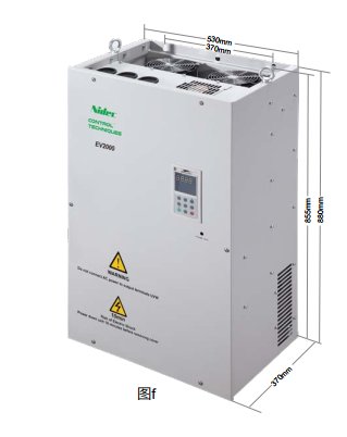 尼得科變頻器EV2000-4T1600G380V160KW木箱全新原裝質保一年