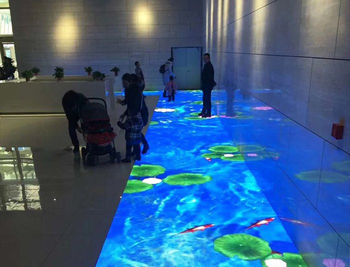 3d全息投影戶外墻面地面沉浸式投影設備5d互動游戲投影