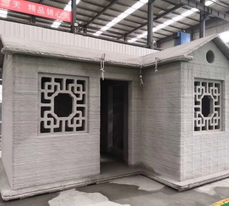 建筑商業(yè)3D打印機復(fù)合材料高強度打印效果立體質(zhì)感優(yōu)