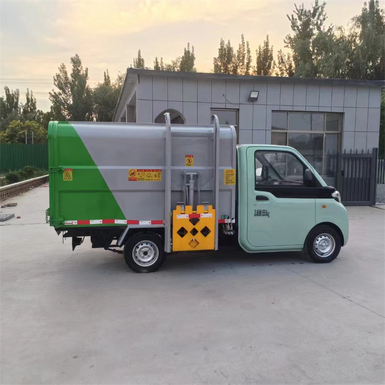 小型新款電動(dòng)掛桶垃圾車(chē)小區(qū)保潔環(huán)衛(wèi)新能源自裝自卸垃圾清運(yùn)車(chē)