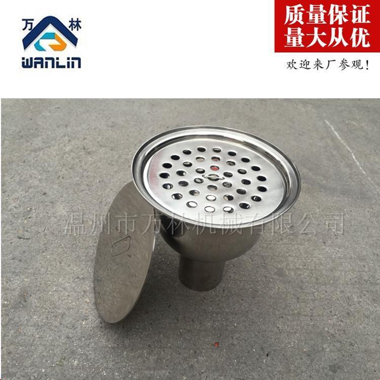 廠家供應生產(chǎn)藥廠衛(wèi)生級不銹鋼GMP凈化活動水封潔凈地漏萬林