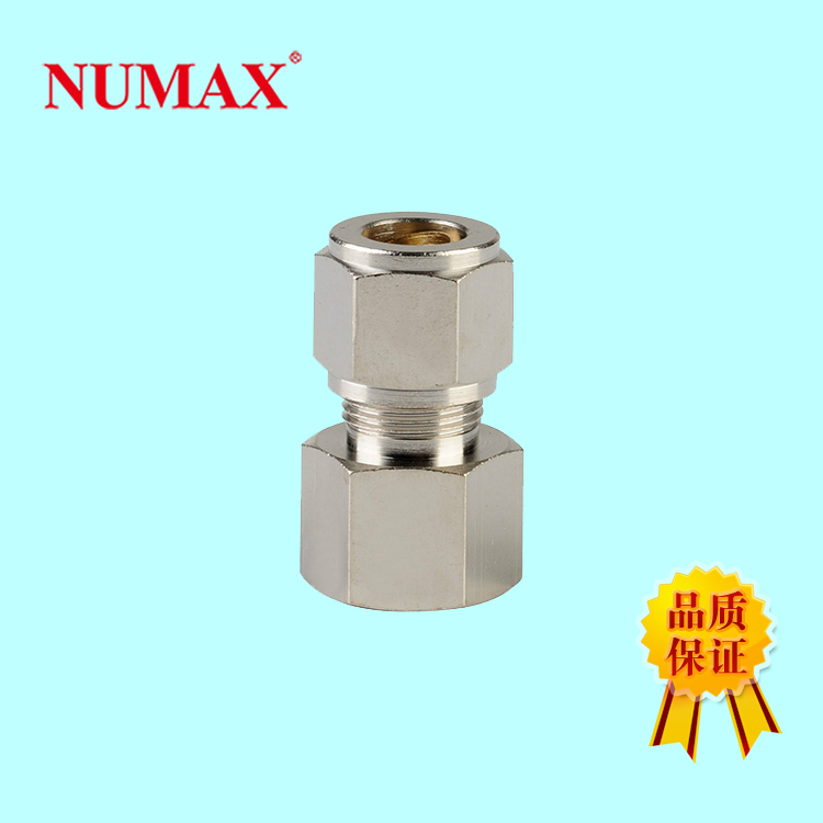 NUMAX氣動(dòng)氣源儀表銅管卡套式接頭直通內(nèi)螺紋BHF08-01