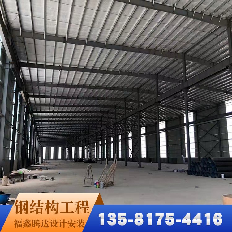 電梯框架鋼構人行天橋鋼構平臺鋼架立柱H型鋼焊接福鑫騰達制作