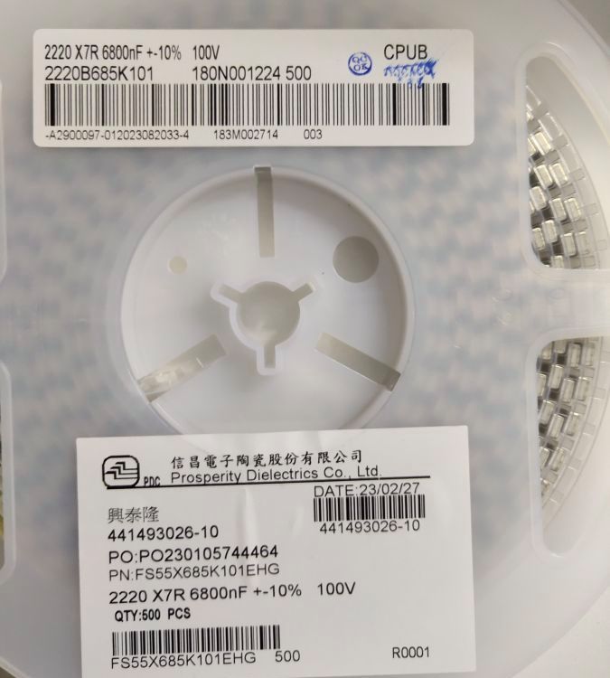 ŲPSAһ(j)FS55X226K101LRG2220X7R100V22UF10߉23 
