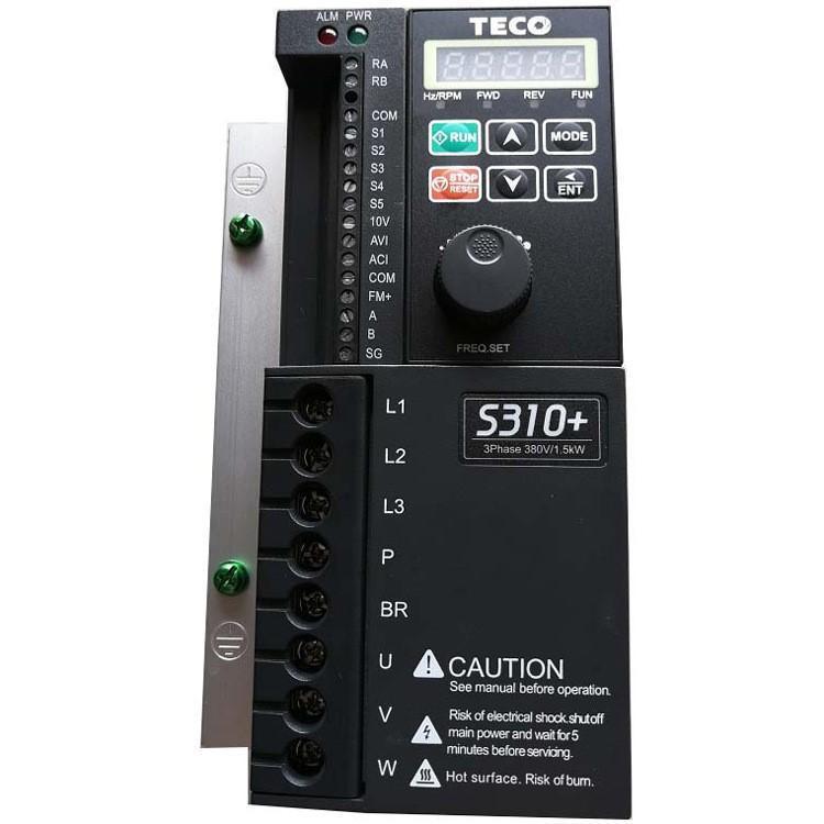 東元變頻器S310-2P5-H1DC通用型三相內(nèi)建剎車晶體3.1A