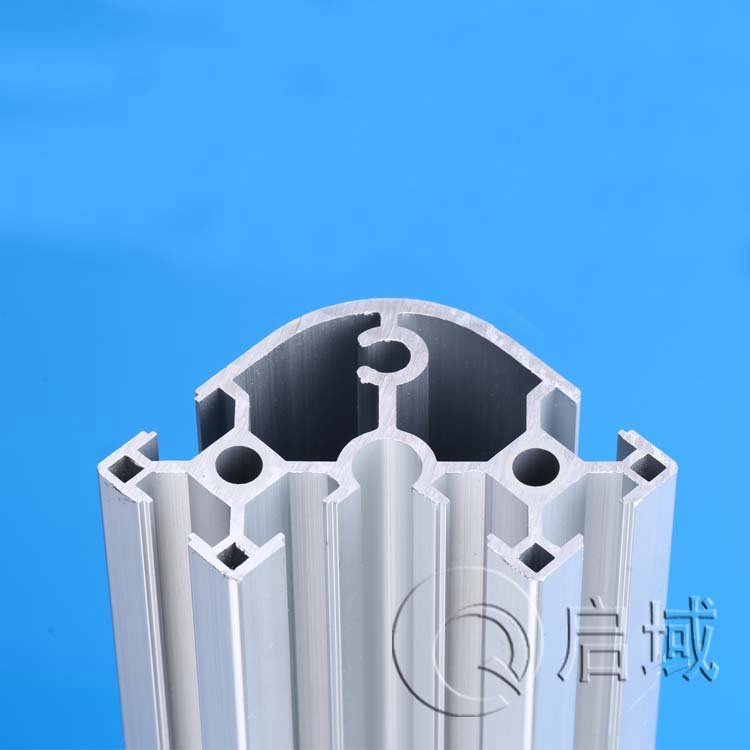 6630工業(yè)鋁型材生產(chǎn)轉(zhuǎn)角鋁材加工立柱框架啟域