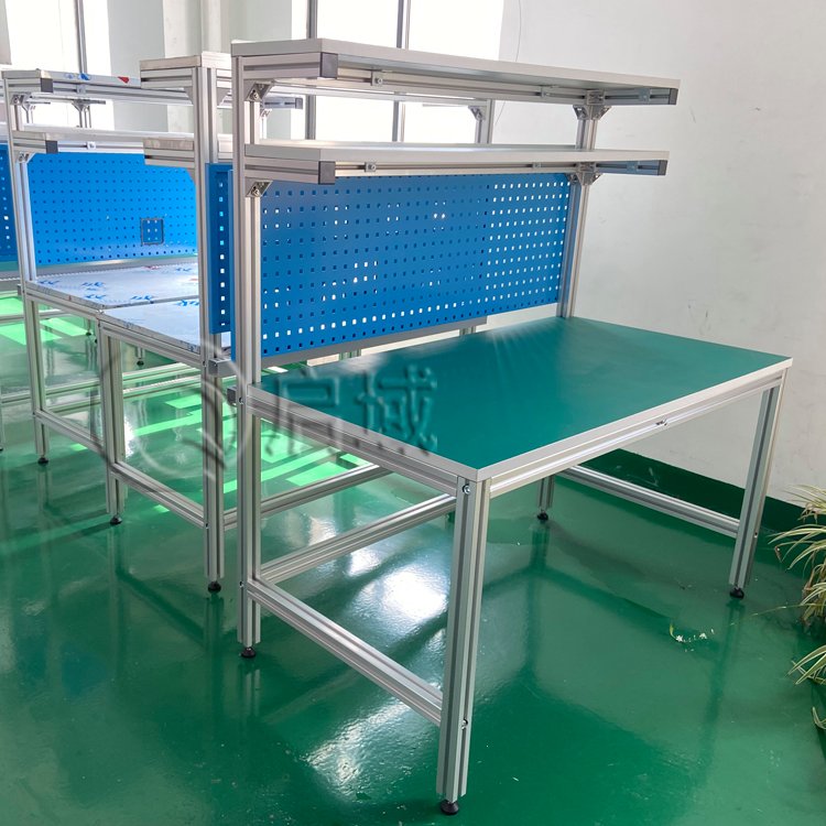工業(yè)鋁型材實(shí)驗(yàn)室工作臺3030鋁合金型材車間生產(chǎn)操作臺