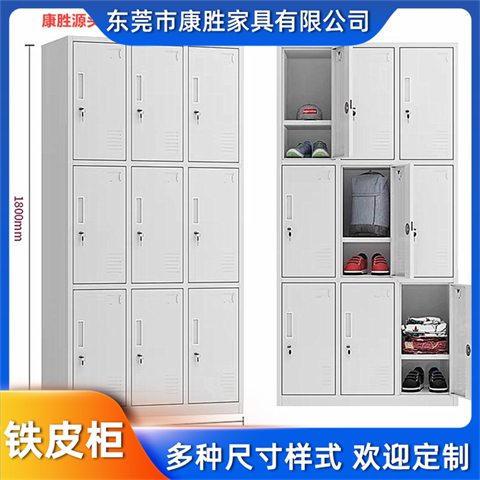 廠家直供學(xué)校學(xué)生儲物柜鐵質(zhì)九門書包柜教室用加厚9格鋼制儲存柜