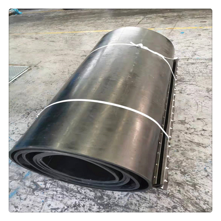 棄鐵器輸送帶5500x650五個(gè)刮板除鐵器皮帶橡膠刮板卸鐵皮.帶