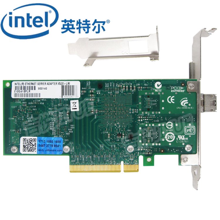 IntelX520-SR1f׾W(wng)E10G41BFSRοڹw82599PCI-E