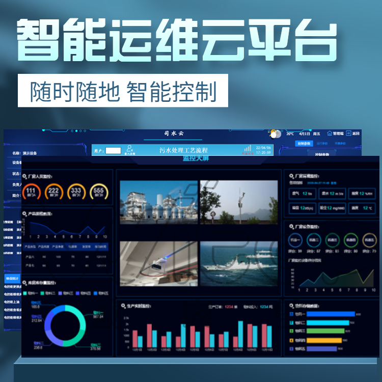 司水云官醫(yī)院污水控制系統(tǒng)平臺智慧水務供排一體化智能運維管理