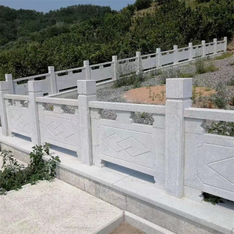 漢白玉石欄桿廣場戶外石欄板景區(qū)護(hù)城河石護(hù)欄