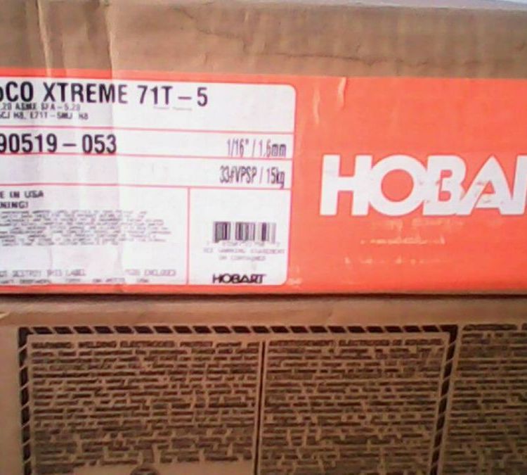 代理赫伯特焊材HOBART7018XLM低合金鋼E7018-1H4R堿性焊條