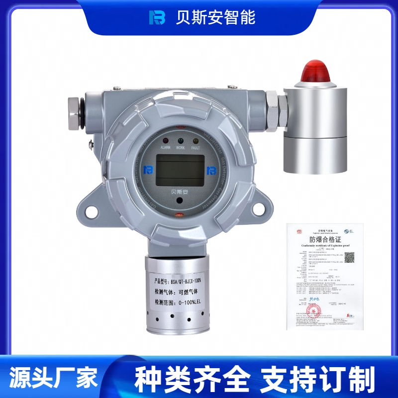 BSA\/貝斯安智能空調機房氟利昂R134a氣體報警器高精度紅外原理