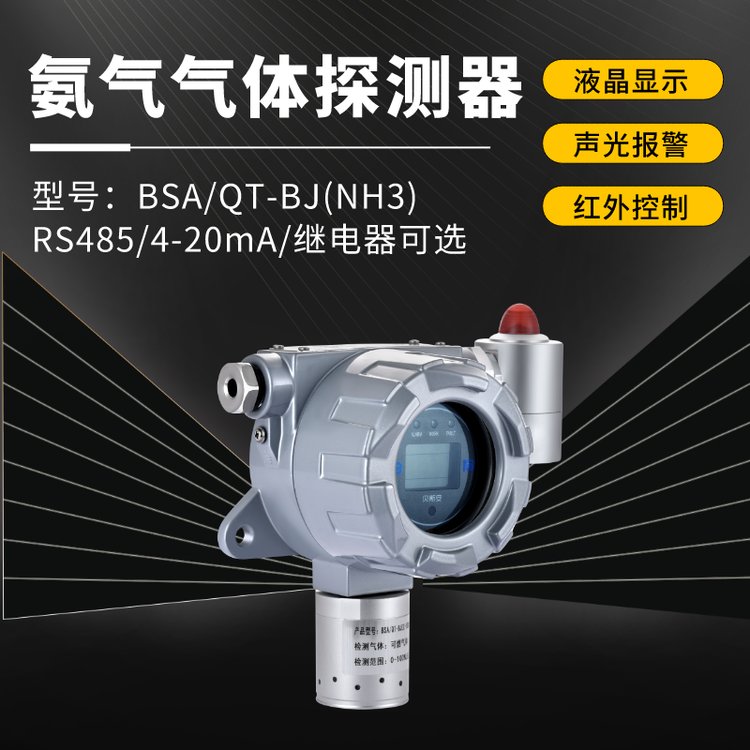 BSA\/貝斯安智能有毒有害氣體報警器氨氣NH3預警系統(tǒng)