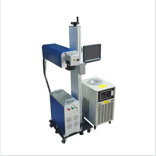 食品批號激光打碼機包裝袋激光噴碼機零食蜜餞包裝盒激光打標(biāo)機
