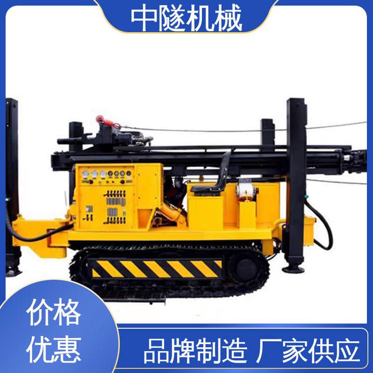 中隧機(jī)械履帶式水氣兩用水井鉆機(jī)路橋作業(yè)一機(jī)多用適用廣泛