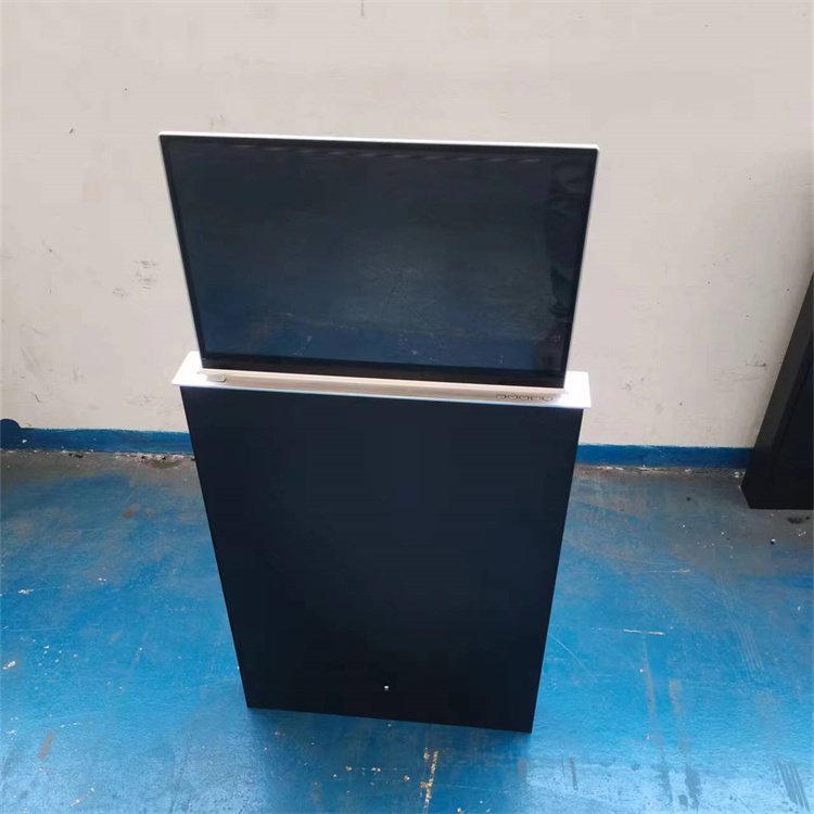 展宏無紙化17.3寸液晶屏電動(dòng)桌面升降器顯示器會(huì)議視頻升降器架