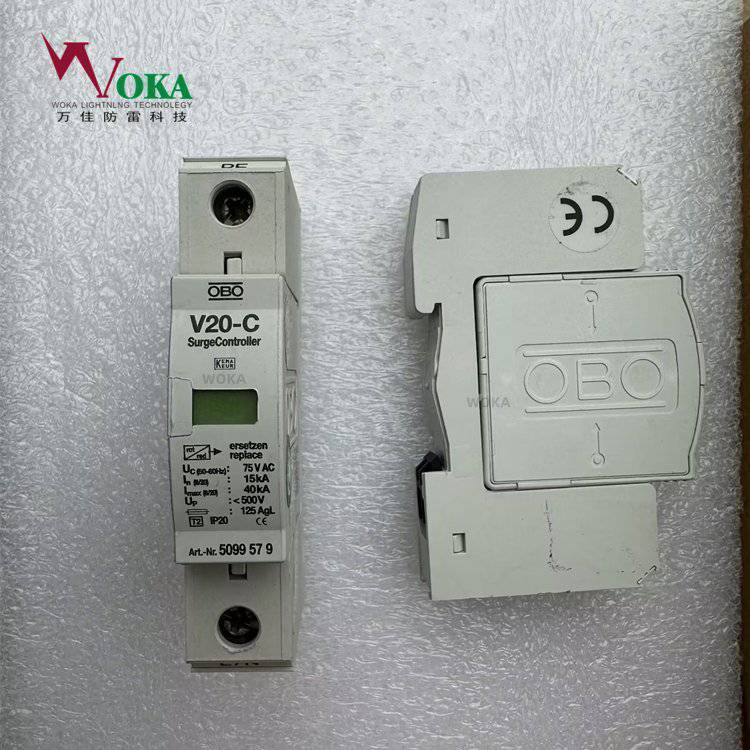 OBO避雷器V20-C\/2385v風(fēng)電浪涌保護(hù)器V25-B C\/3 NPE-AS