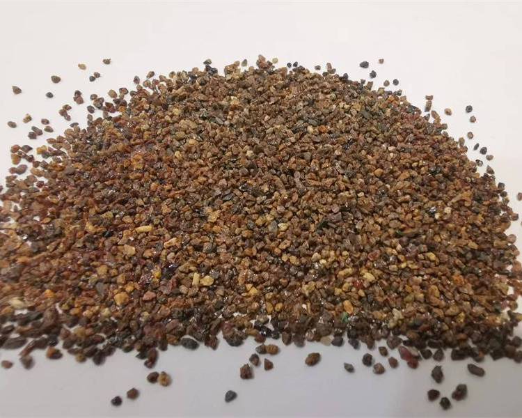 金屬表面處理用天然金剛砂石榴石砂30-60目噴砂除銹