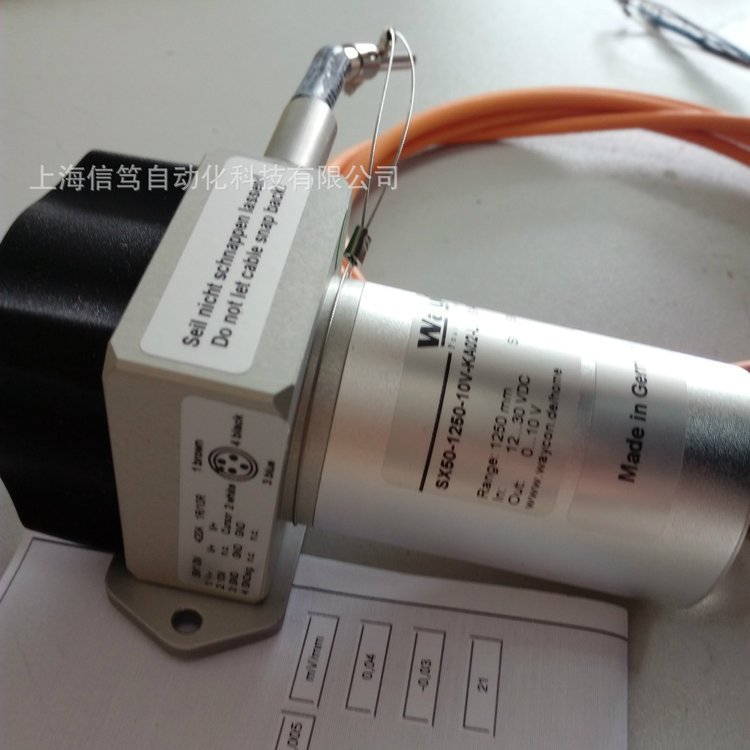 德國WAYCON拉繩電子尺SX50-1000-1R-KA技術(shù)成熟放心選購